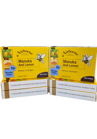 Honey drops, Manuka and Lemon, Airborne (NZ)