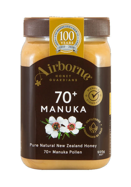Airborne Manuka honey (New Zealand) 70+, 85+, 500gms