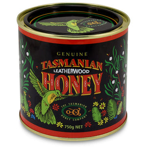Tasmanian leatherwood honey, 750gms tin