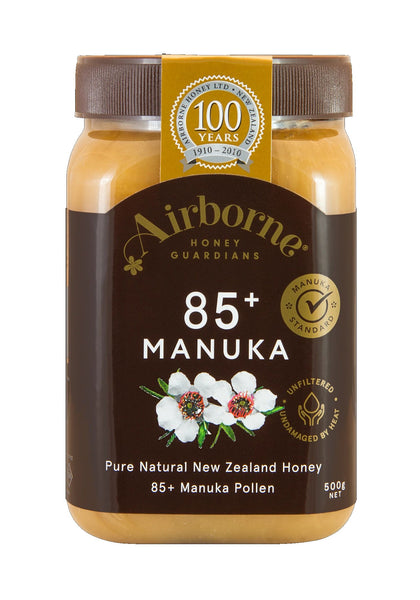Airborne Manuka honey (New Zealand) 70+, 85+, 500gms