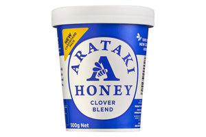 Arataki clover honey 500gms tub